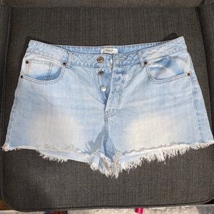 Denim shorts